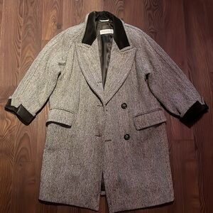 MaxMara vintage, herringbone, pure wool jacket